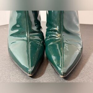 Green Jimmy Choo Knee High Boots